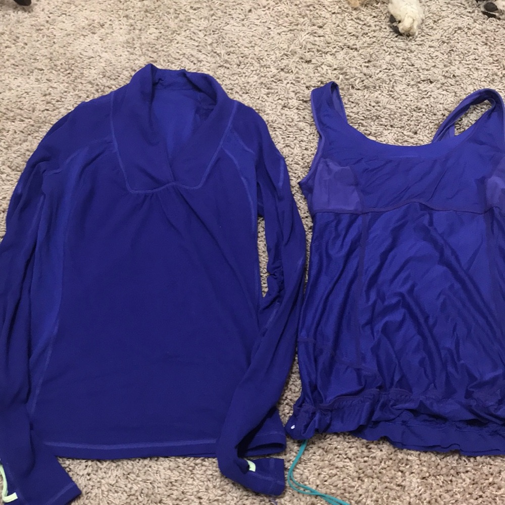 Lululemon shirt/ pullover set